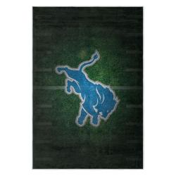 nfl detroit lions football team logo sport carpet area rug home decor gift for fans dlw126