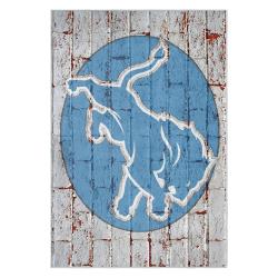nfl detroit lions football team logo sport carpet area rug home decor gift for fans dlw128