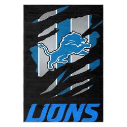 nfl detroit lions football team logo sport carpet area rug home decor gift for fans dlw129