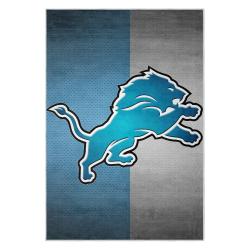 nfl detroit lions football team logo sport carpet area rug home decor gift for fans dlw134