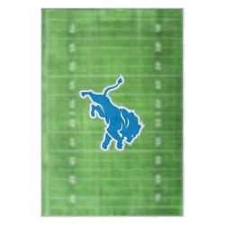 nfl detroit lions football team logo sport carpet area rug home decor gift for fans dlw145