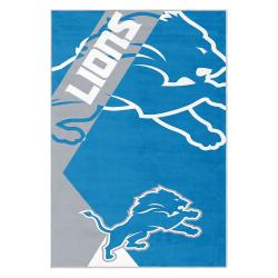 nfl detroit lions football team logo sport carpet area rug home decor gift for fans dlw148
