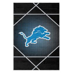 nfl detroit lions football team logo sport carpet area rug home decor gift for fans dlw149