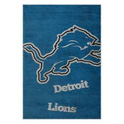 nfl detroit lions football team logo sport carpet area rug home decor gift for fans dlw158