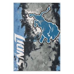 nfl detroit lions football team logo sport carpet area rug home decor gift for fans dlw169