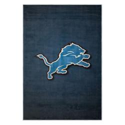 nfl detroit lions football team logo sport carpet area rug home decor gift for fans dlw174