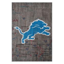 nfl detroit lions football team logo sport carpet area rug home decor gift for fans dlw177