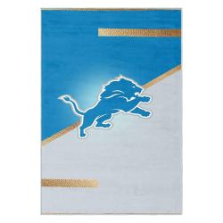 nfl detroit lions football team logo sport carpet area rug home decor gift for fans dlw182
