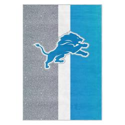 nfl detroit lions football team logo sport carpet area rug home decor gift for fans dlw190