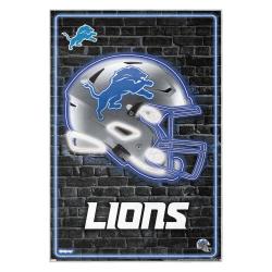 nfl detroit lions football team logo sport carpet area rug home decor gift for fans dlw200