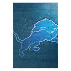nfl detroit lions football team logo sport carpet area rug home decor gift for fans dlw209