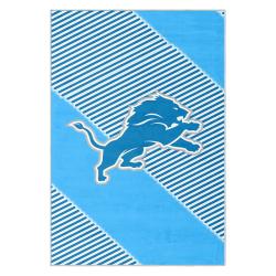nfl detroit lions football team logo sport carpet area rug home decor gift for fans dlw212