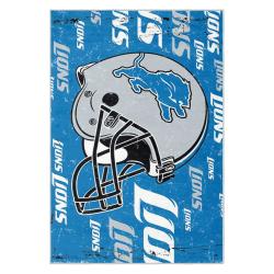 nfl detroit lions football team logo sport carpet area rug home decor gift for fans dlw221