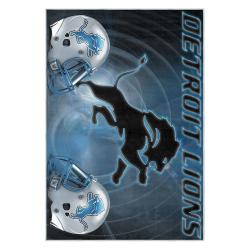 nfl detroit lions football team logo sport carpet area rug home decor gift for fans dlw222