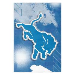 nfl detroit lions football team logo sport carpet area rug home decor gift for fans dlw41