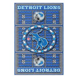 nfl detroit lions football team logo sport carpet area rug home decor gift for fans dlw49