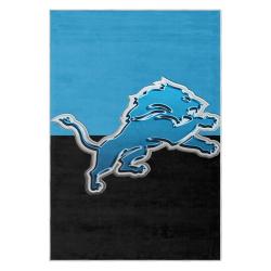 nfl detroit lions football team logo sport carpet area rug home decor gift for fans dlw53