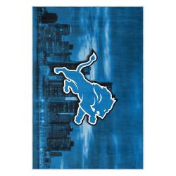 nfl detroit lions football team logo sport carpet area rug home decor gift for fans dlw57