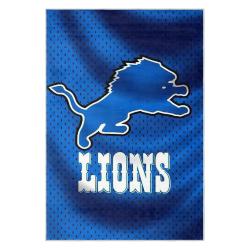 nfl detroit lions football team logo sport carpet area rug home decor gift for fans dlw60