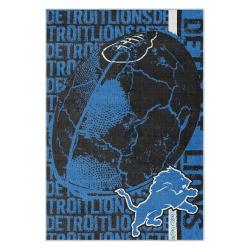 nfl detroit lions football team logo sport carpet area rug home decor gift for fans dlw81