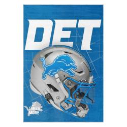 nfl detroit lions football team logo sport carpet area rug home decor gift for fans dlw91