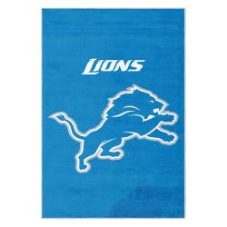 nfl detroit lions football team logo sport carpet area rug home decor gift for fans dlw92