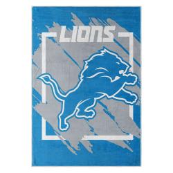 nfl detroit lions football team logo sport carpet area rug home decor gift for fans dlw93