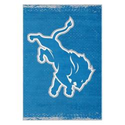 nfl detroit lions football team logo sport carpet area rug home decor gift for fans dlw99
