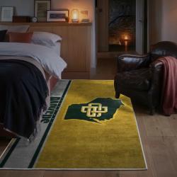 nfl green bay packers area rug non slip football carpet home decor gift idea for fans bedroom gbp104