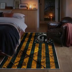 nfl green bay packers area rug non slip football carpet home decor gift idea for fans bedroom gbp109