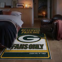 nfl green bay packers area rug non slip football carpet home decor gift idea for fans bedroom gbp135