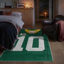 nfl green bay packers area rug non slip football carpet home decor gift idea for fans bedroom gbp137
