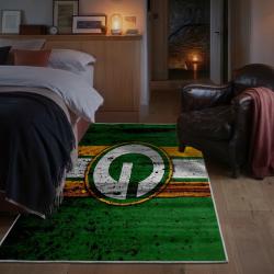 nfl green bay packers area rug non slip football carpet home decor gift idea for fans bedroom gbp138