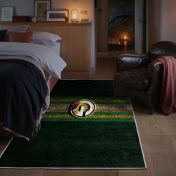 nfl green bay packers area rug non slip football carpet home decor gift idea for fans bedroom gbp144