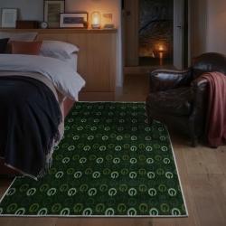 nfl green bay packers area rug non slip football carpet home decor gift idea for fans bedroom gbp146
