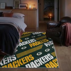 nfl green bay packers area rug non slip football carpet home decor gift idea for fans bedroom gbp152