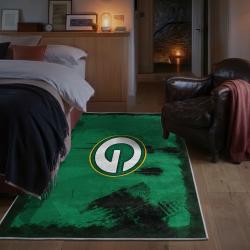 nfl green bay packers area rug non slip football carpet home decor gift idea for fans bedroom gbp154