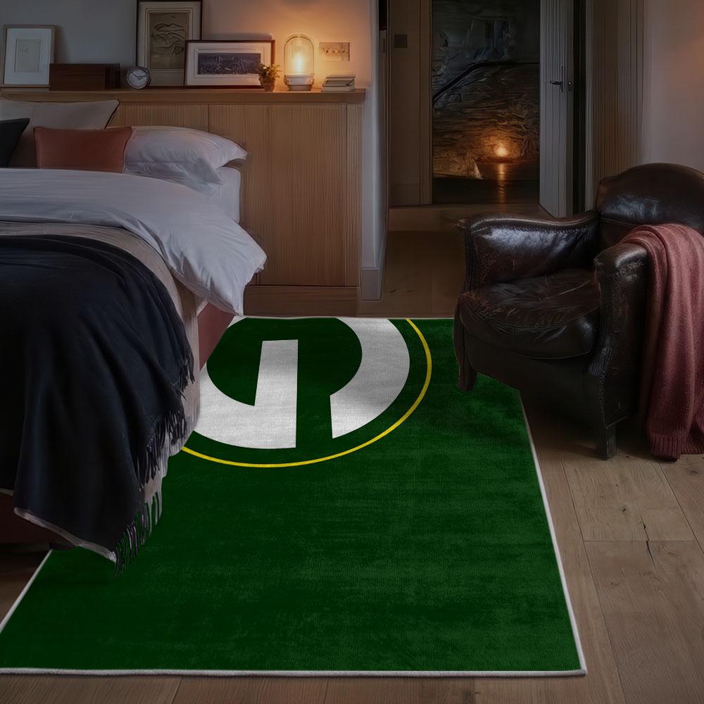 NFL Green Bay Packers Area Rug Non-Slip Football Carpet Home Decor Gift Idea For Fans GBP172 1 nfl green bay packers area rug non slip football carpet home decor gift idea for fans bedroom gbp172