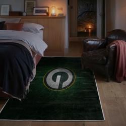 nfl green bay packers area rug non slip football carpet home decor gift idea for fans bedroom gbp180