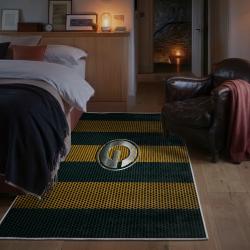 nfl green bay packers area rug non slip football carpet home decor gift idea for fans bedroom gbp182