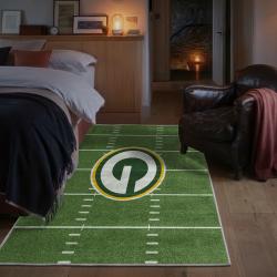 nfl green bay packers area rug non slip football carpet home decor gift idea for fans bedroom gbp57