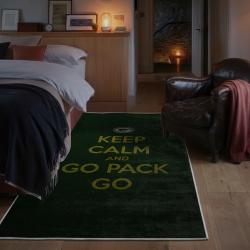 nfl green bay packers area rug non slip football carpet home decor gift idea for fans bedroom gbp58