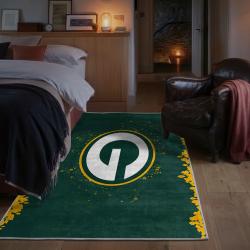 nfl green bay packers area rug non slip football carpet home decor gift idea for fans bedroom gbp61