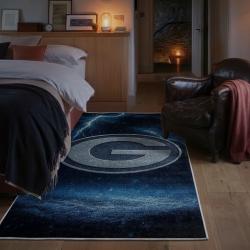 nfl green bay packers area rug non slip football carpet home decor gift idea for fans bedroom gbp66