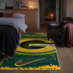 nfl green bay packers area rug non slip football carpet home decor gift idea for fans bedroom gbp71