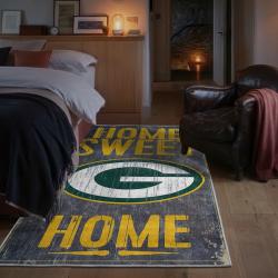nfl green bay packers area rug non slip football carpet home decor gift idea for fans bedroom gbp73