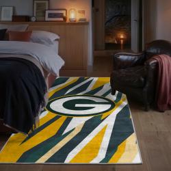 nfl green bay packers area rug non slip football carpet home decor gift idea for fans bedroom gbp83