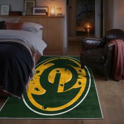 nfl green bay packers area rug non slip football carpet home decor gift idea for fans bedroom gbp89