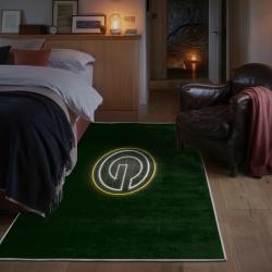 nfl green bay packers area rug non slip football carpet home decor gift idea for fans bedroom gbp90