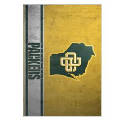 nfl green bay packers area rug non slip football carpet home decor gift idea for fans gbp104